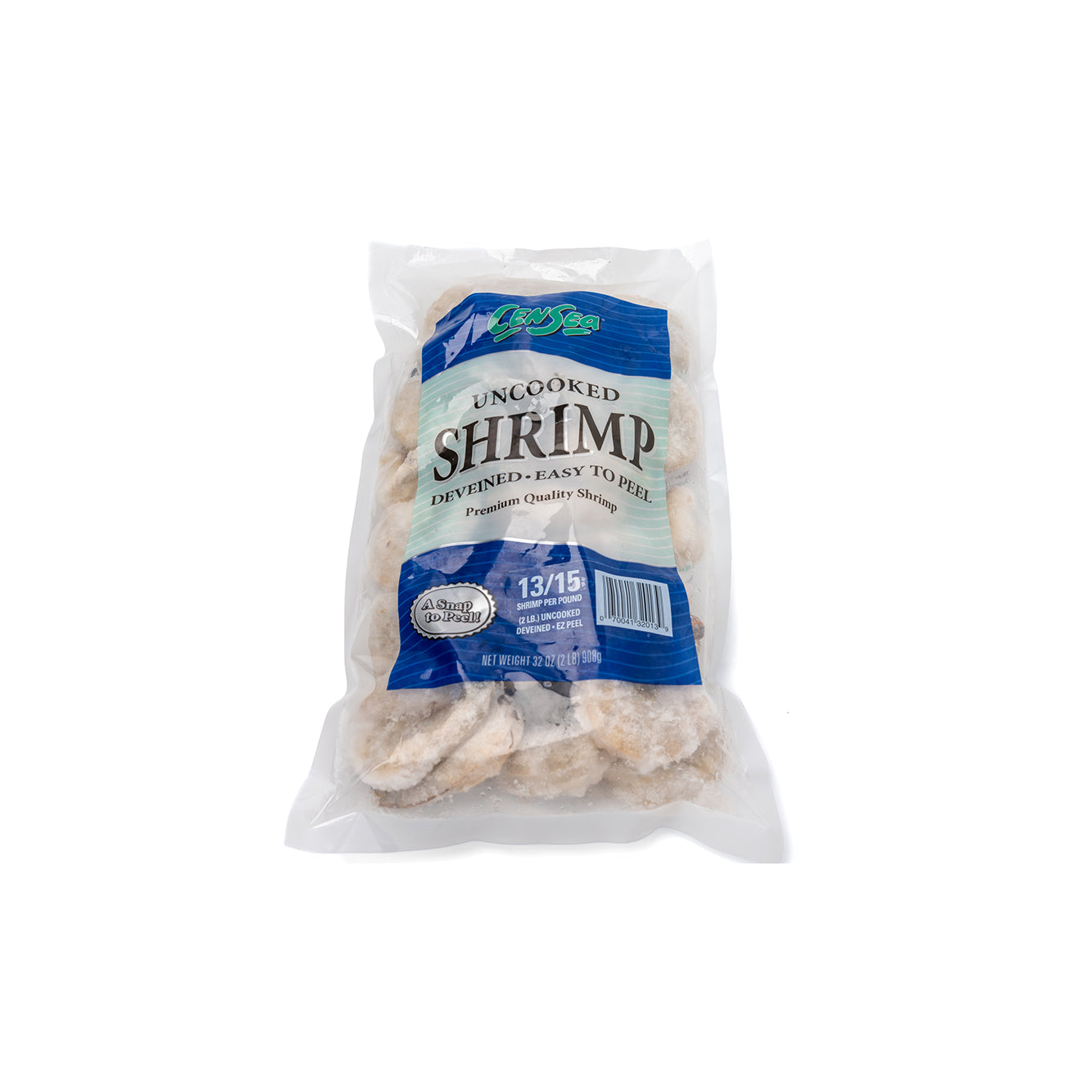 Shrimp 2 LB Bag Censea Brand (13-15 Count Shrimp Raw Peeled Deveined)
