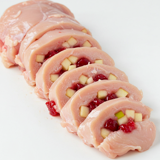 Apple Cherry Stuffed Chicken