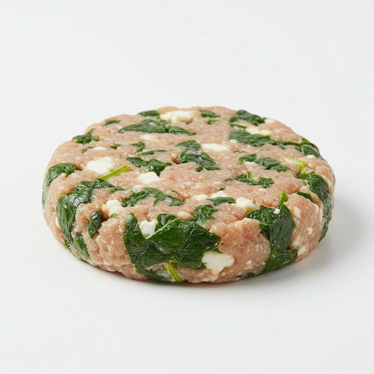Spinach Feta Chicken Patty