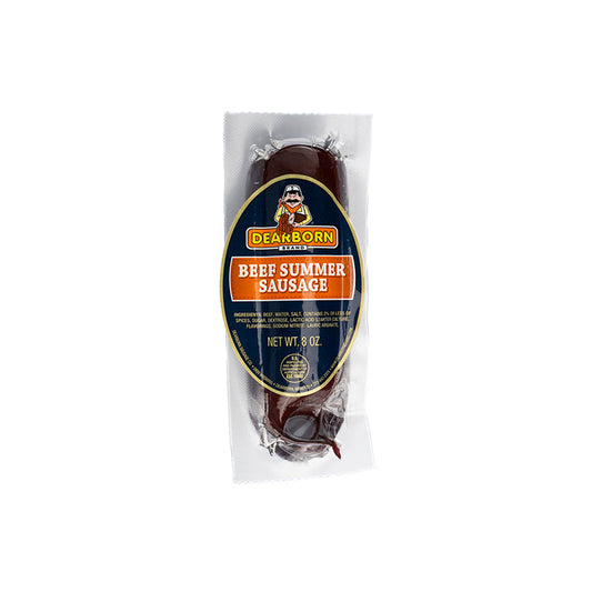 Dearborn All Beef Summer Sausage 8 oz Pack