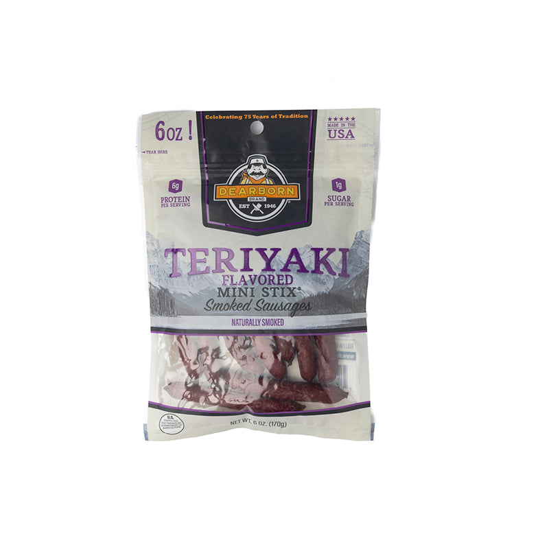 Dearborn Teriyaki Mini Sticks 6 oz pack