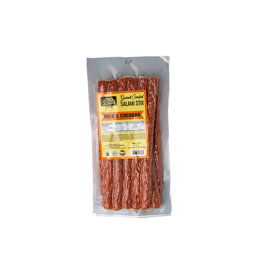 Long John Salami Stix Mild Cheddar 16 oz pack